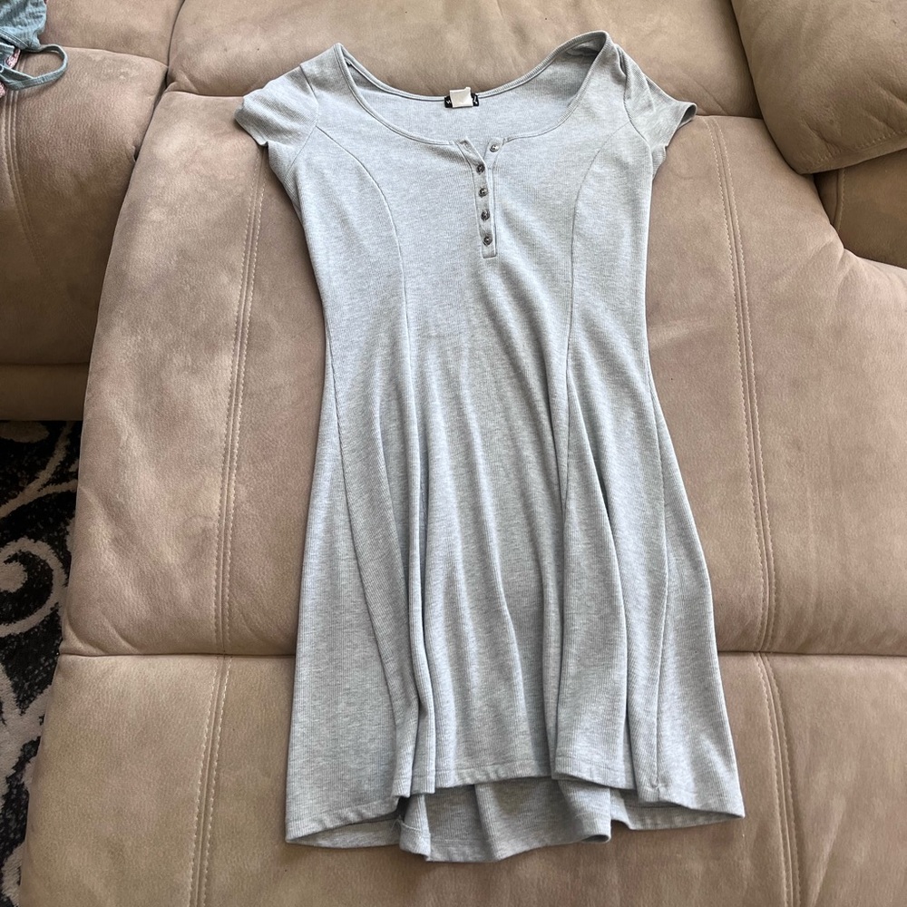 Gray Casual Dress